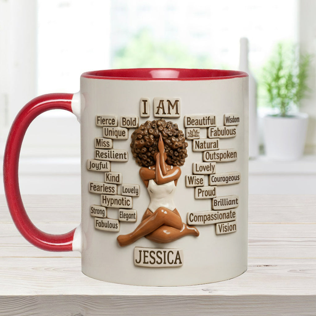 Proud To Be Black - Personalized African American Accent Mug