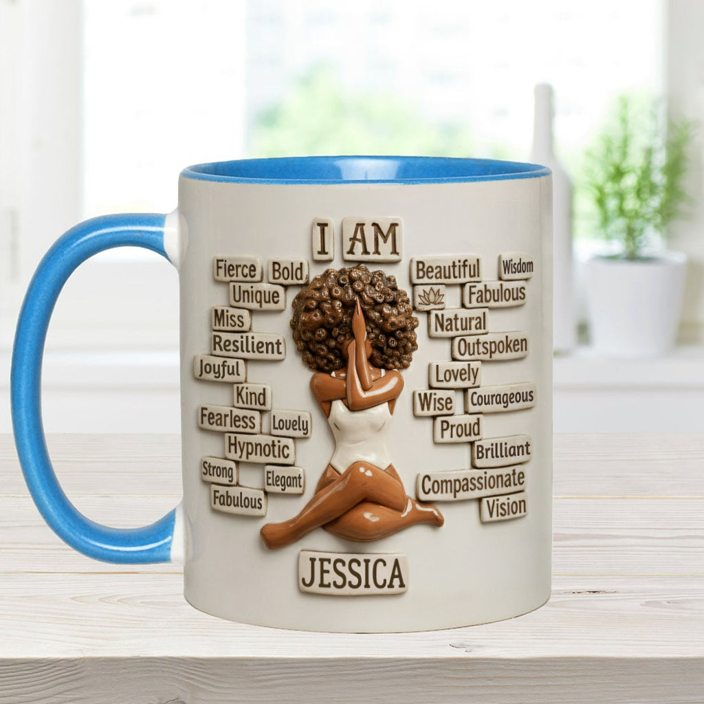 Proud To Be Black - Personalized African American Accent Mug