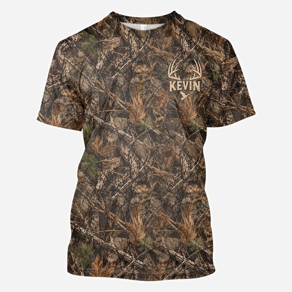 Hunting Season Camo Shirt/ Hoddie - Personalized Hunting All Over Shirt