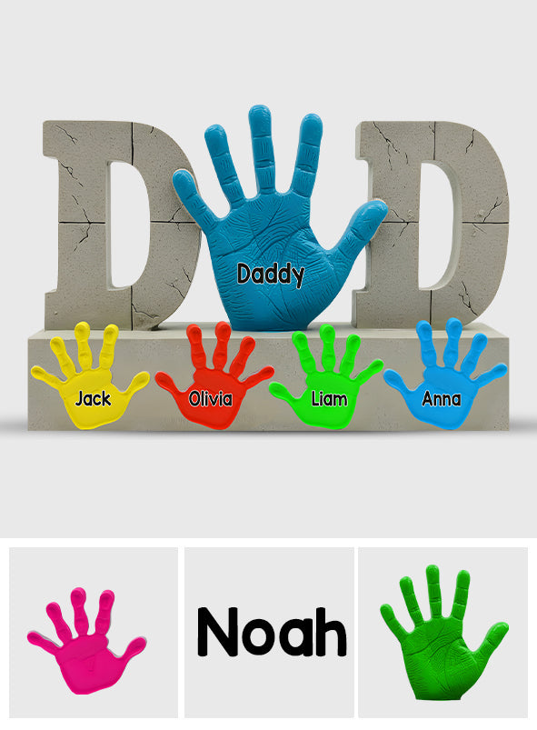 Best Dad Ever - Personalized Father Custom Shaped Acrylic Plaque