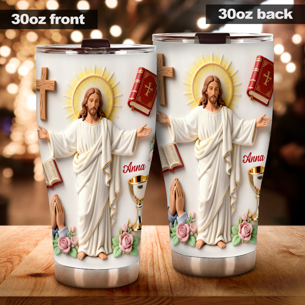 La foi plutôt que la peur - Gobelet chrétien personnalisé