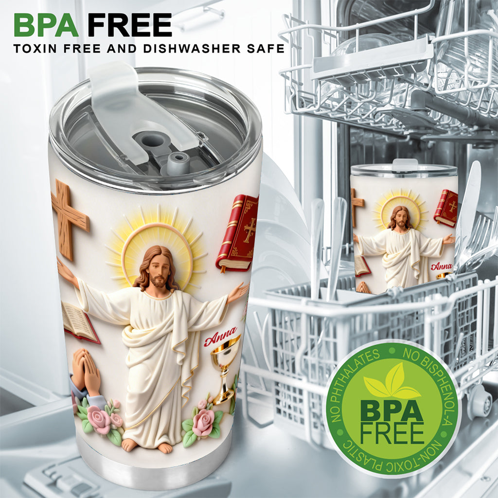 La foi plutôt que la peur - Gobelet chrétien personnalisé