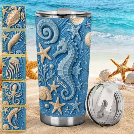 Sea Animal Lovers - Personalized Sea Lover Tumbler