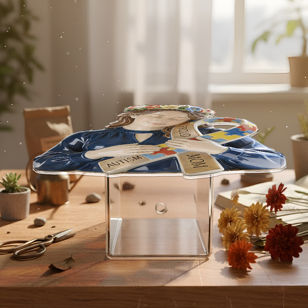 Medical Awareness - Personalized Autism Awareness Acrylic Pot