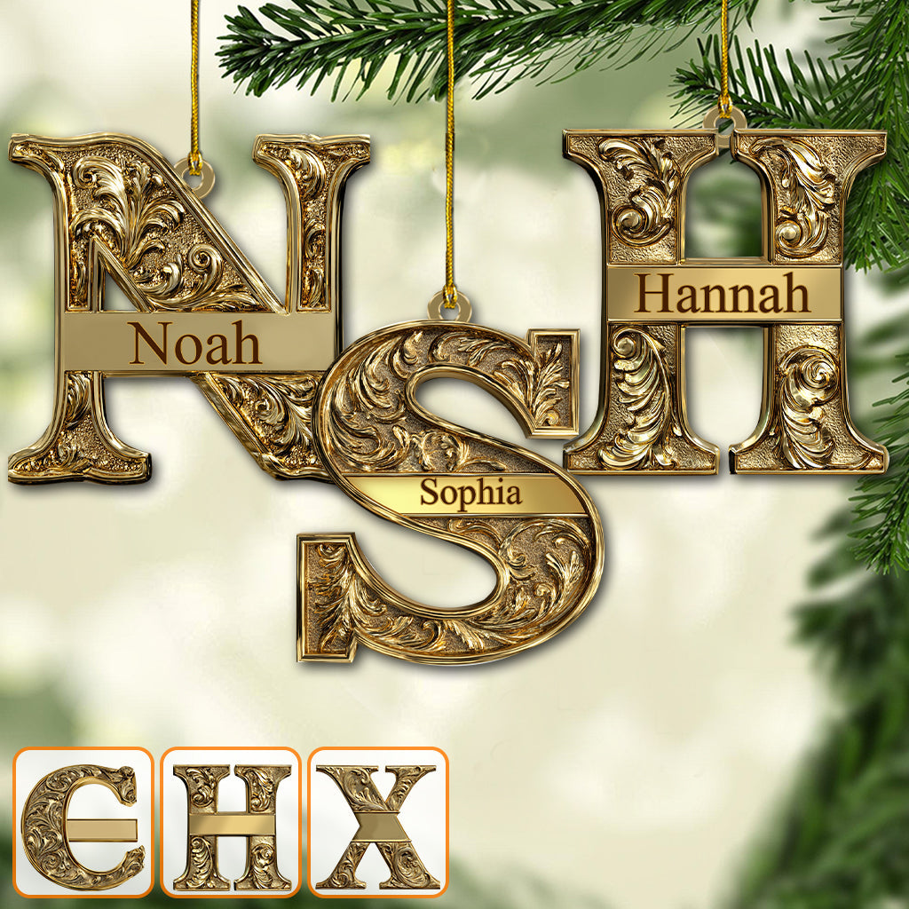 Happy Family - Personalized Family Ornament