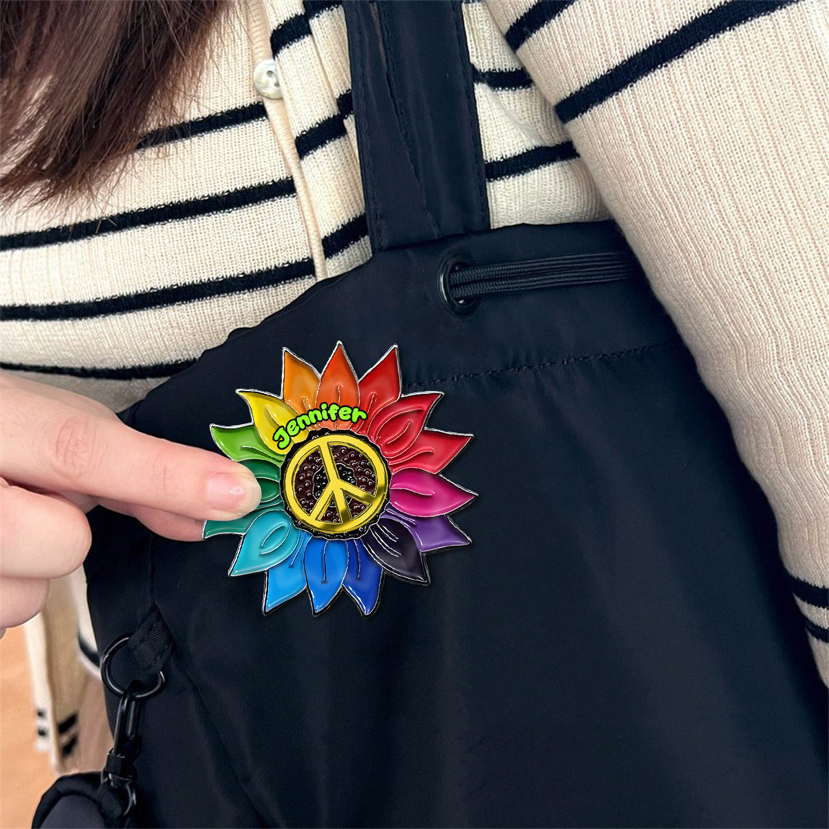 Hippie Soul - Personalized Hippie Pin