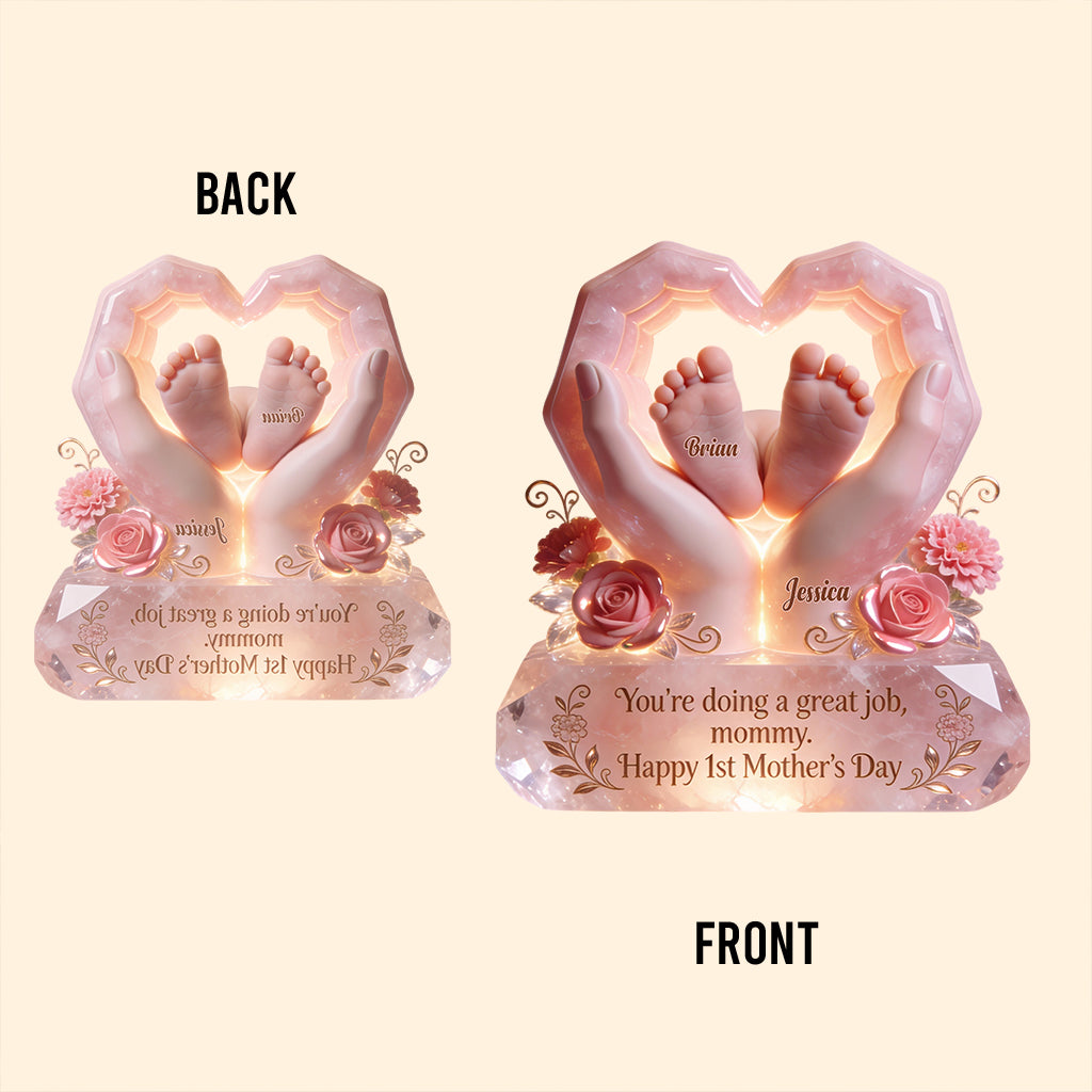 You're Doing A Great Job - Personalized Mother Custom Shaped Acrylic Plaque