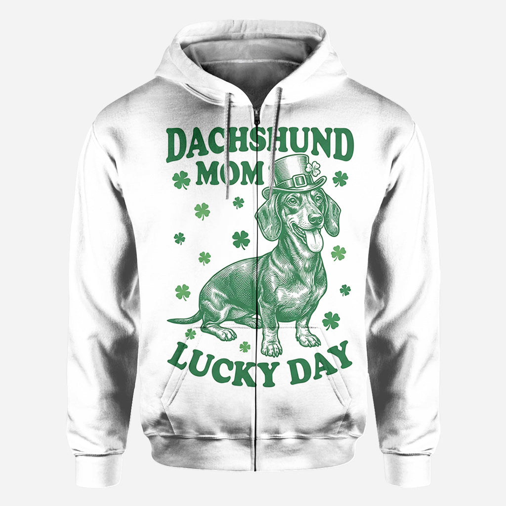 Funny St. Patrick Dog Mom - Personalized Dog All Over Shirt