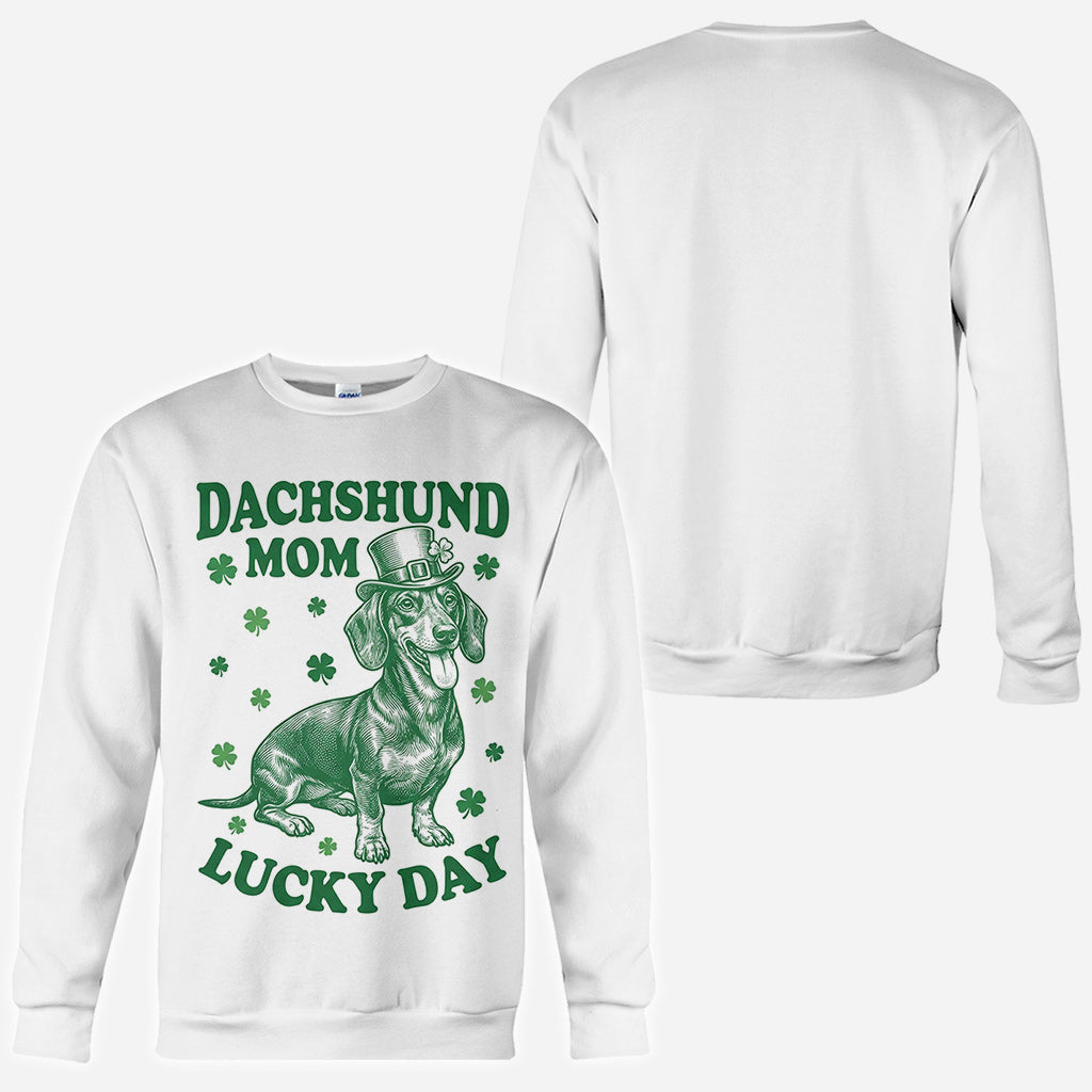 Funny St. Patrick Dog Mom - Personalized Dog All Over Shirt