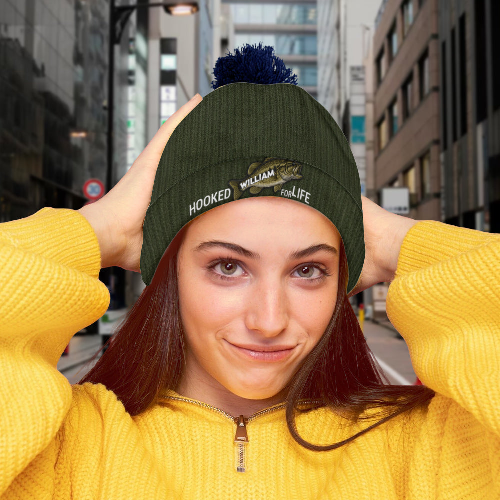 Hook For Life - Personalized Fishing Beanie Hat