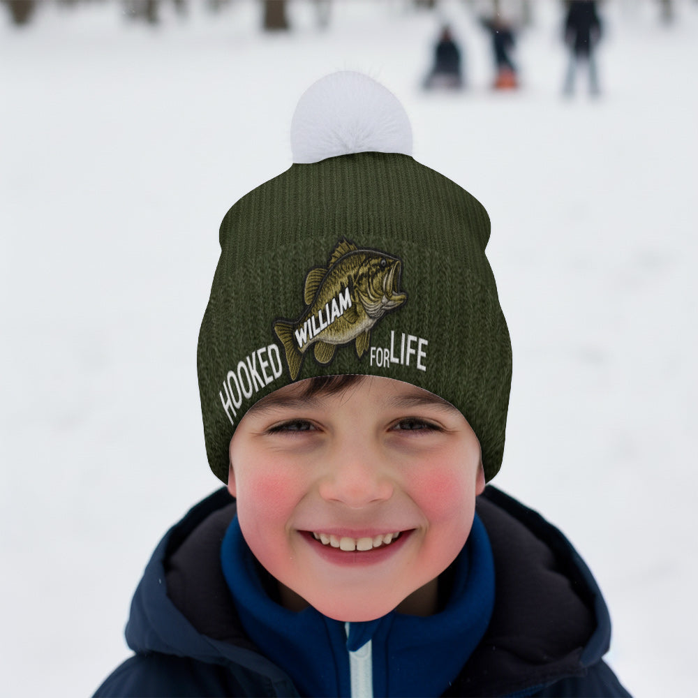 Hook For Life - Personalized Fishing Beanie Hat