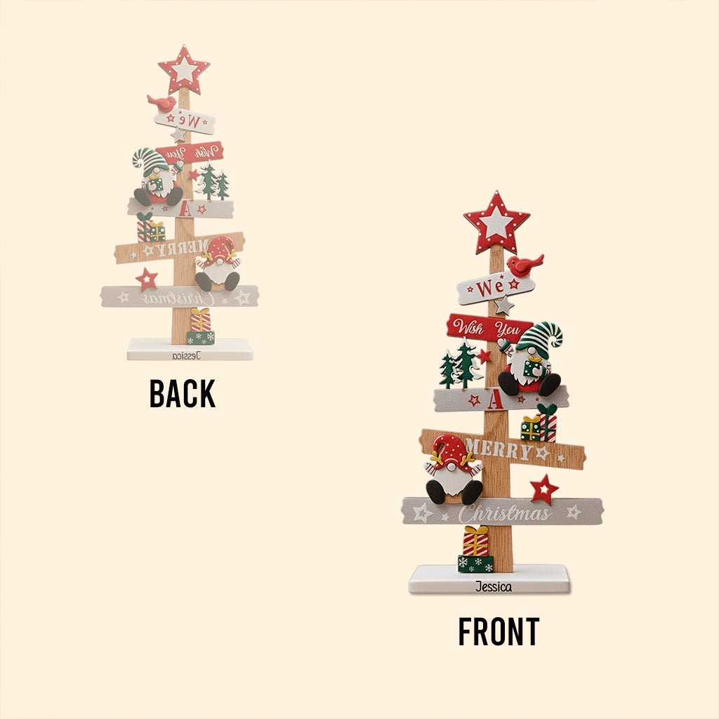 Merry Christmas - Personalized Christmas Custom Shaped Acrylic Plaque