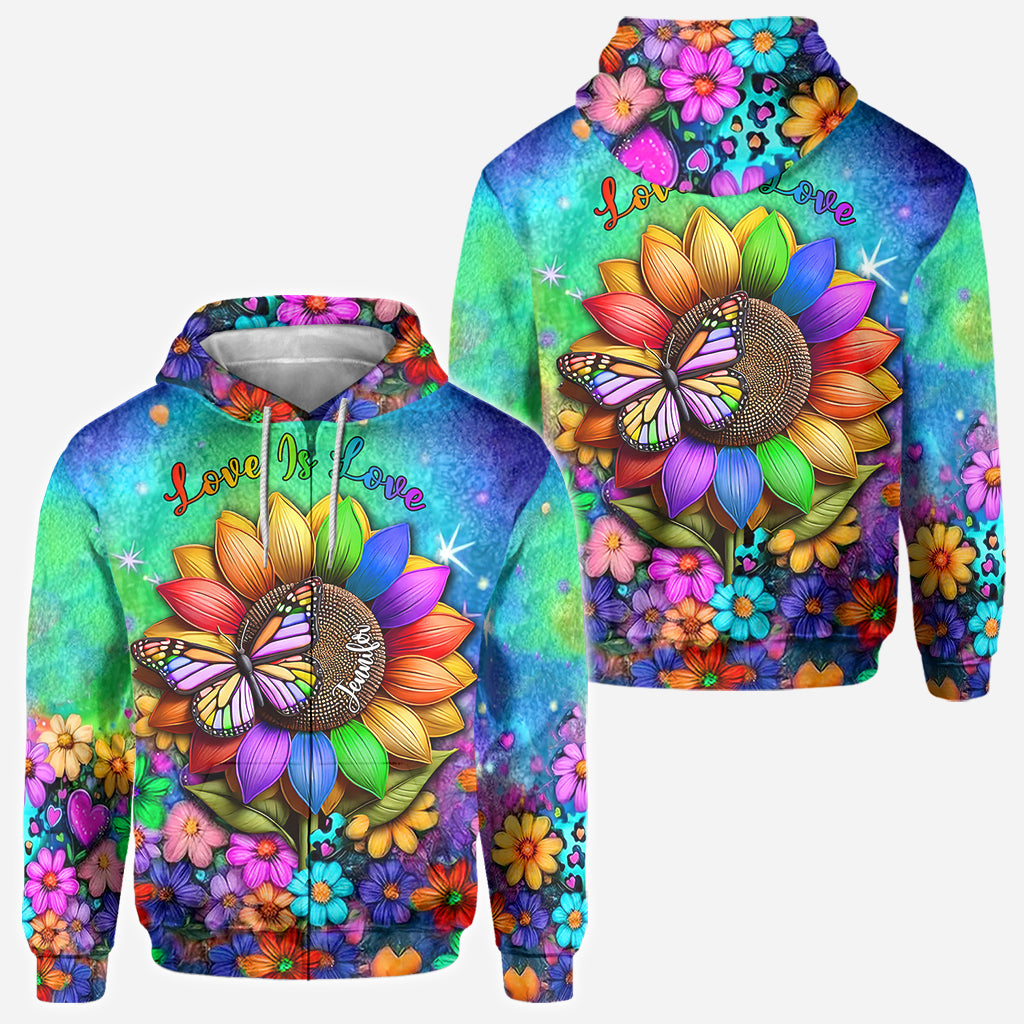 Liebe ist Liebe – Personalisiertes LGBT-Unterstützungs-Shirt