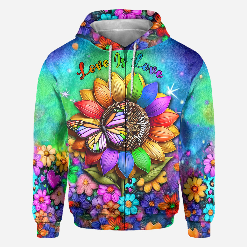 Liebe ist Liebe – Personalisiertes LGBT-Unterstützungs-Shirt