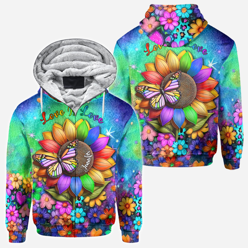 Liebe ist Liebe – Personalisiertes LGBT-Unterstützungs-Shirt