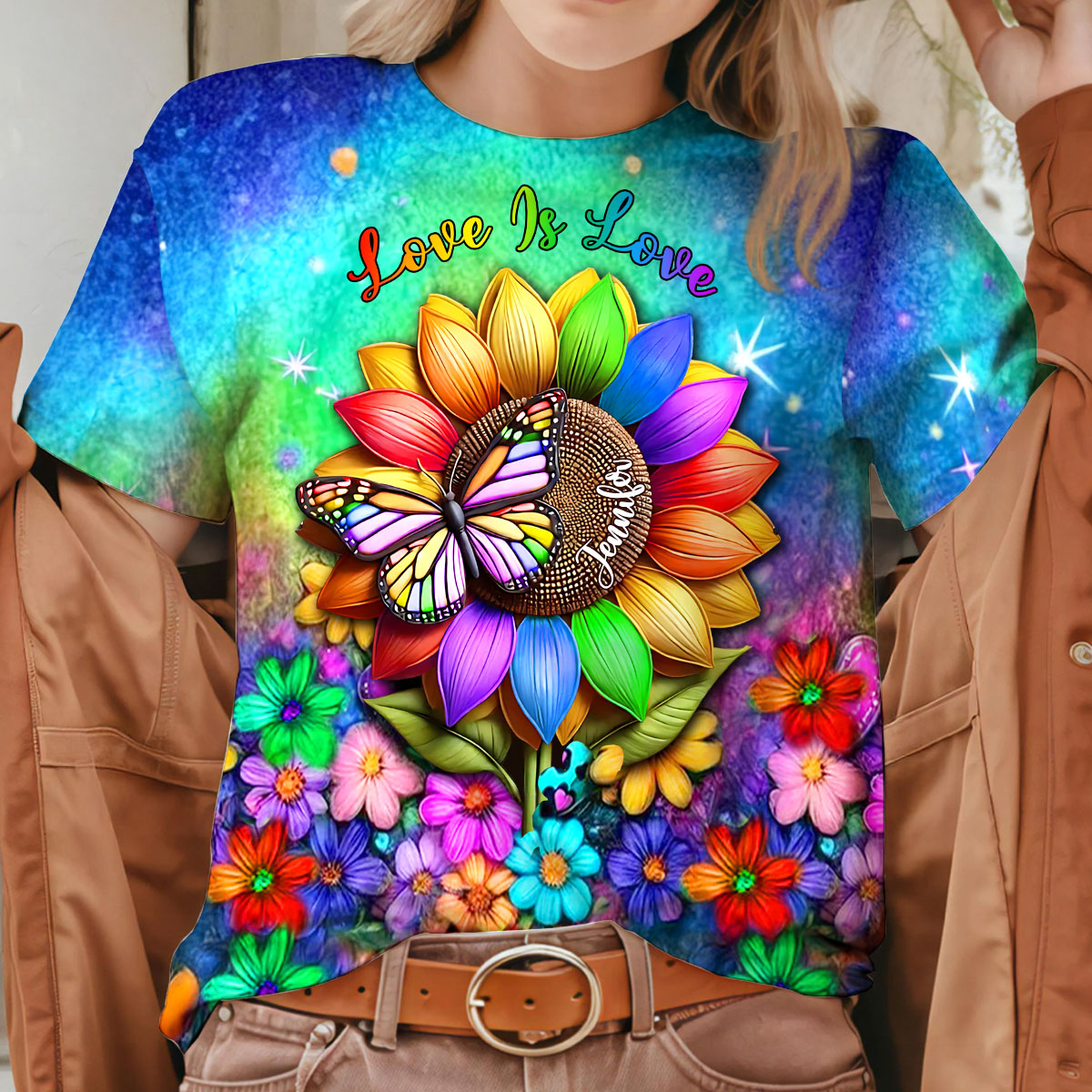 Liebe ist Liebe – Personalisiertes LGBT-Unterstützungs-Shirt