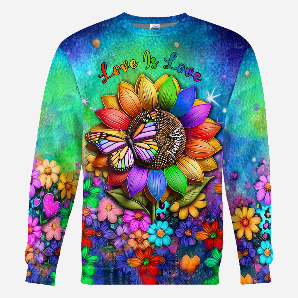 Liebe ist Liebe – Personalisiertes LGBT-Unterstützungs-Shirt