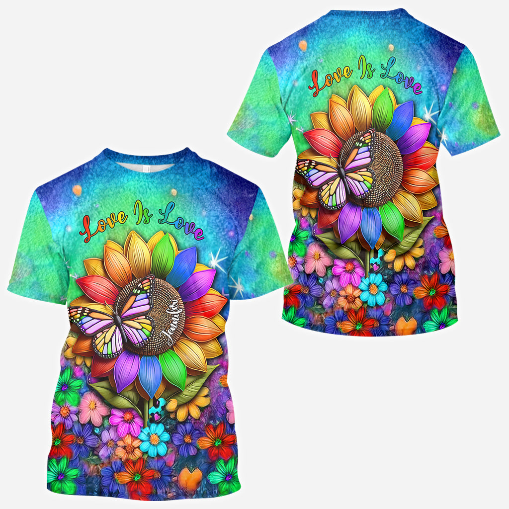 Liebe ist Liebe – Personalisiertes LGBT-Unterstützungs-Shirt