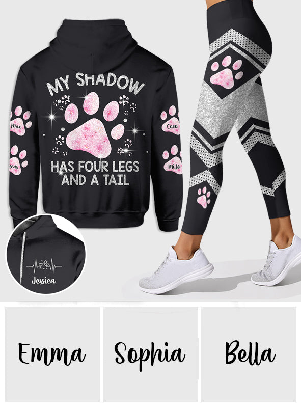 My Shadow Has Four Legs - Personalized Dog Hoodie and Leggings