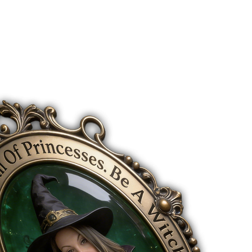 Magische Hexe - Personalisierte Hexen Metall-Schild