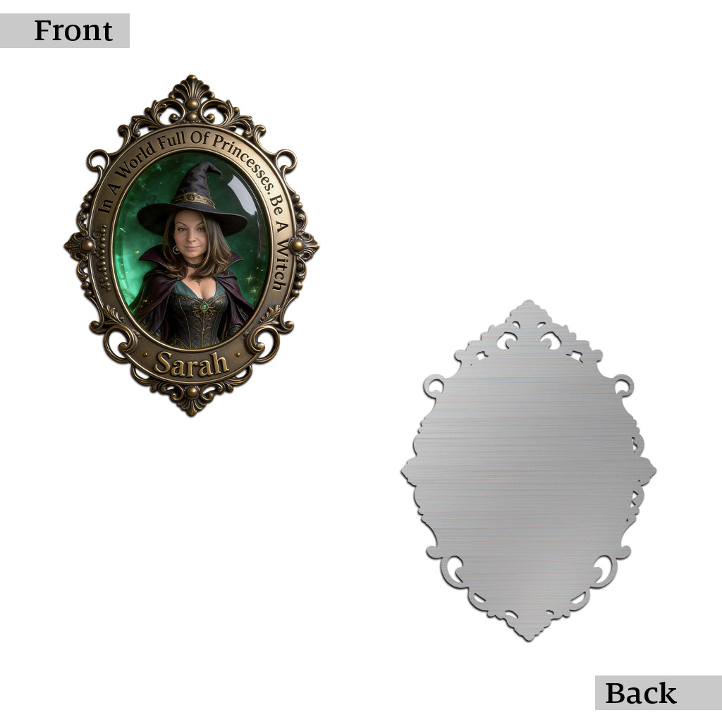 Magische Hexe - Personalisierte Hexen Metall-Schild