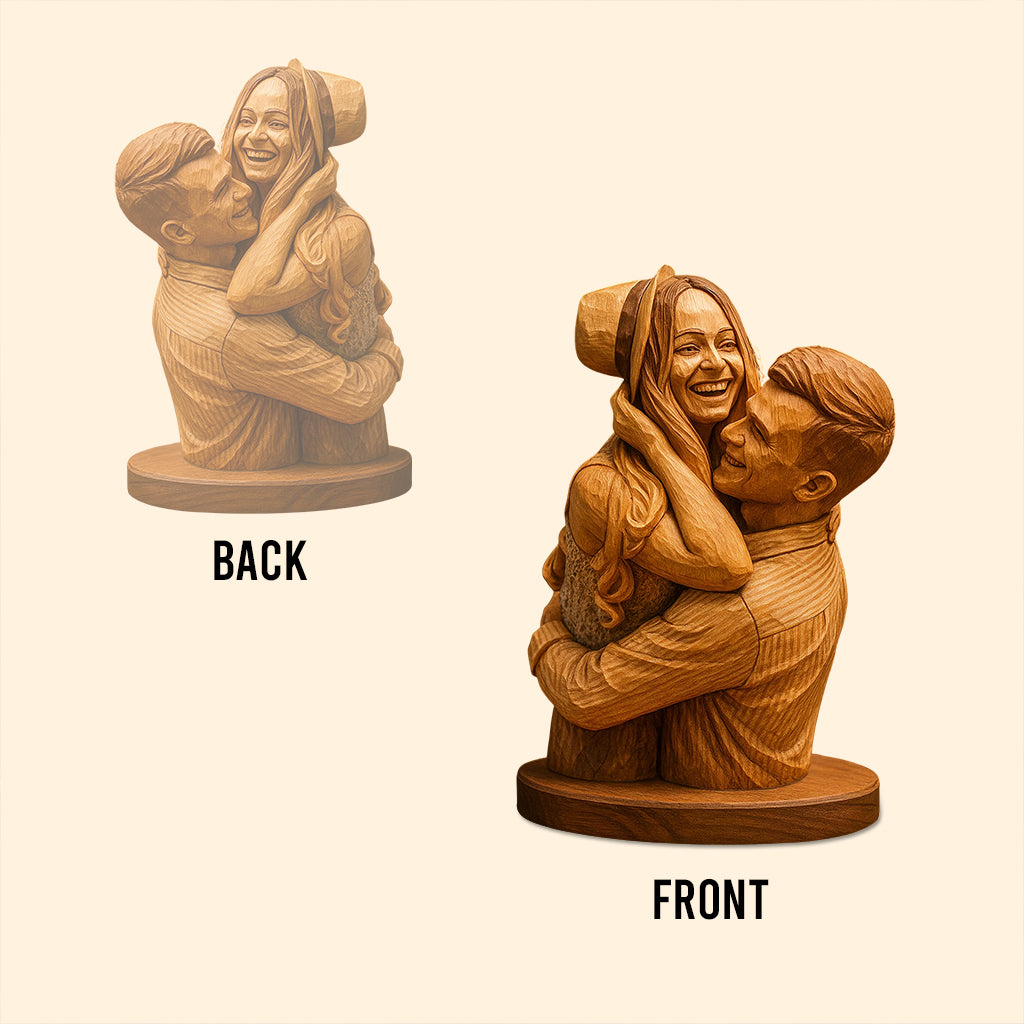 I Love You - Personalized Couple Custom Shaped Acrylic Plaque