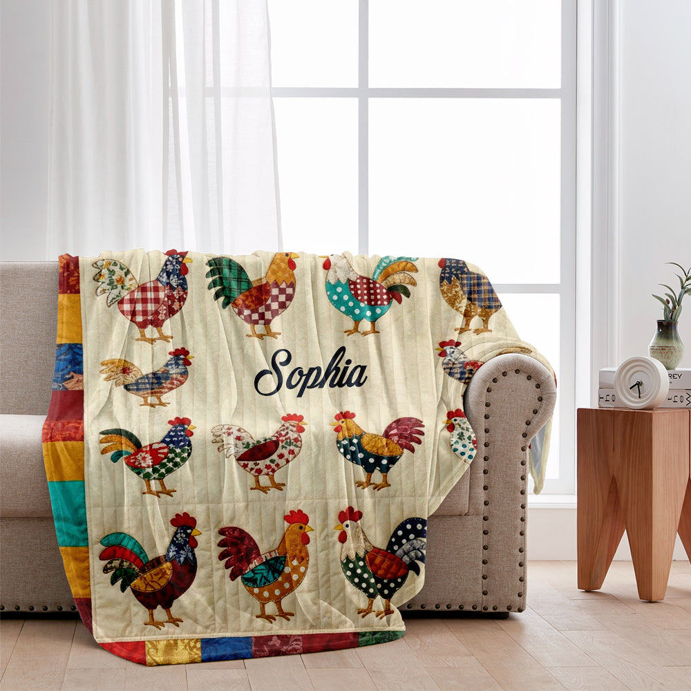 Love Chicken - Personalized Chicken Blanket