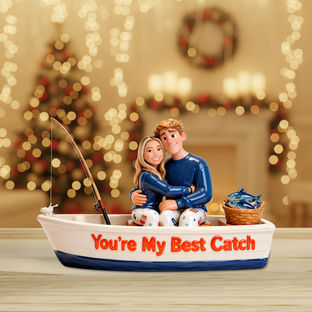 You're My Best Catch - Personalized Fishing Custom Shaped Acrylic Plaque