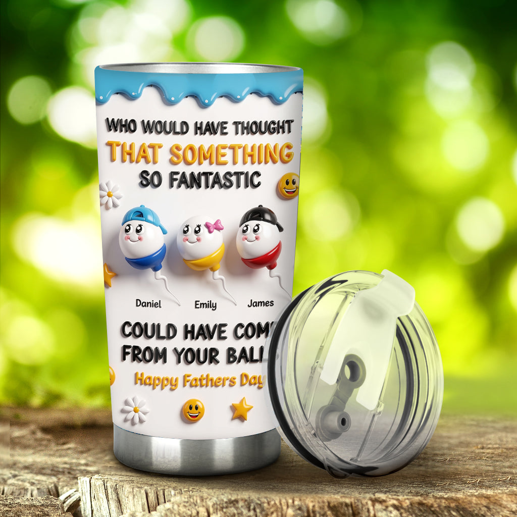 Das Fantastische - Personalisierter Vater-Tumbler mit Geschenkbox