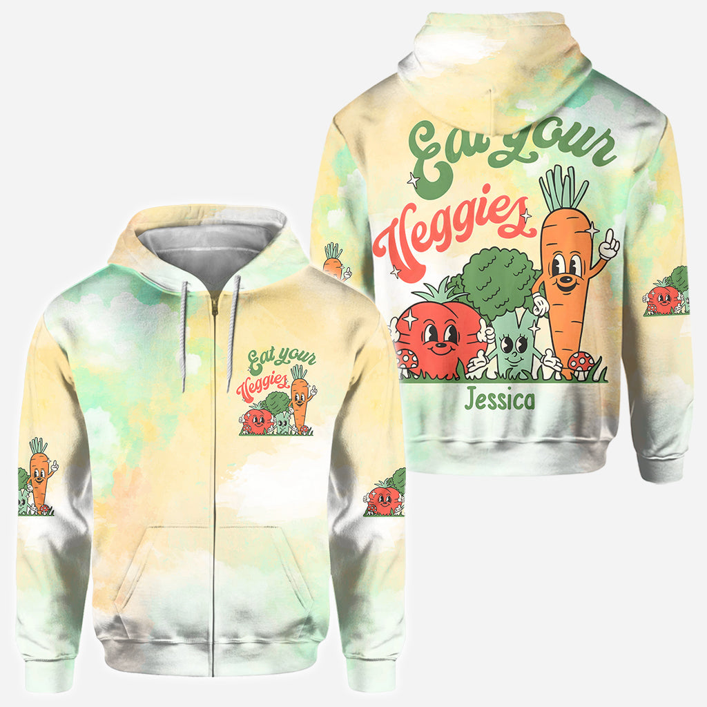 Mangez vos légumes - T-shirt personnalisé « Veganisme intégral »