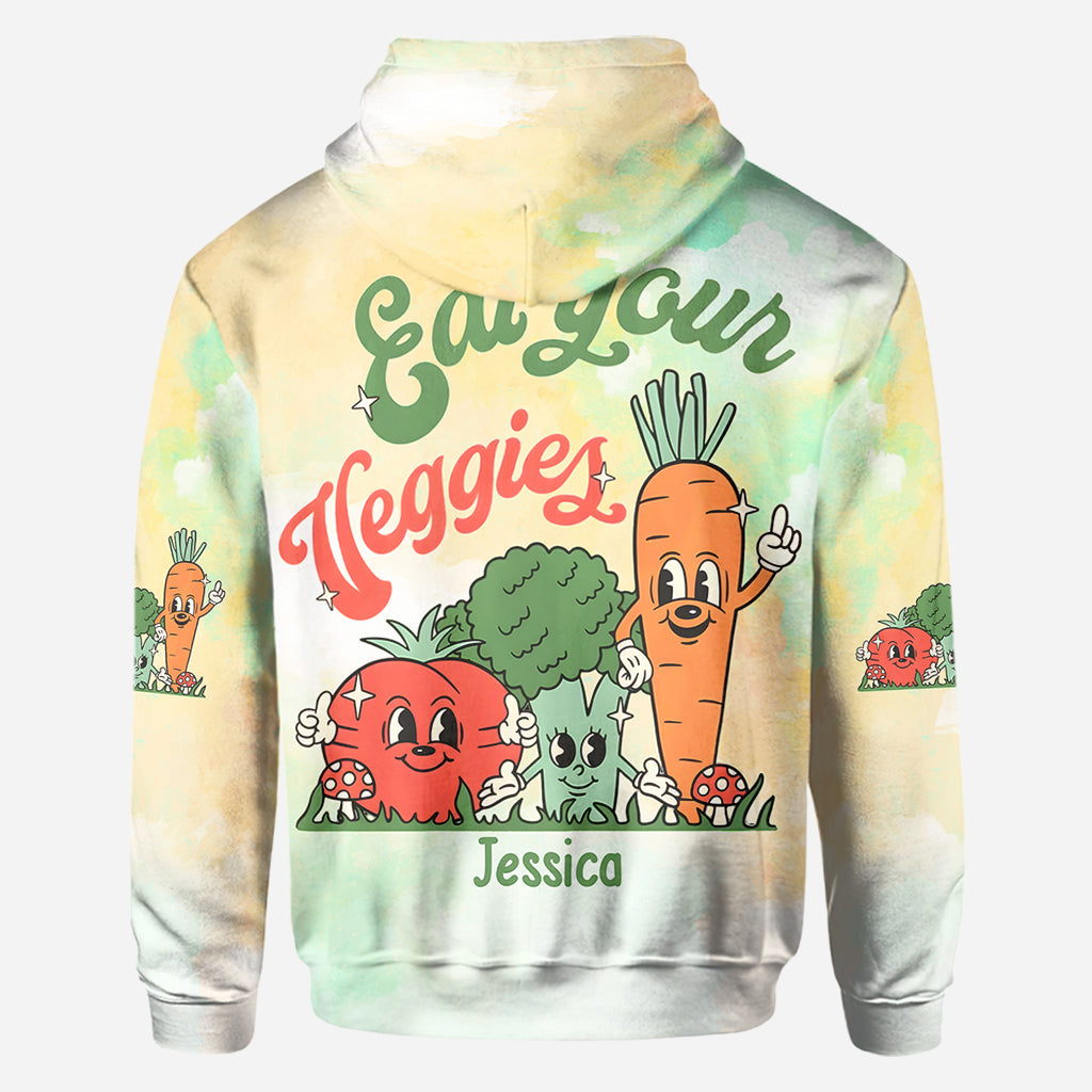 Mangez vos légumes - T-shirt personnalisé « Veganisme intégral »