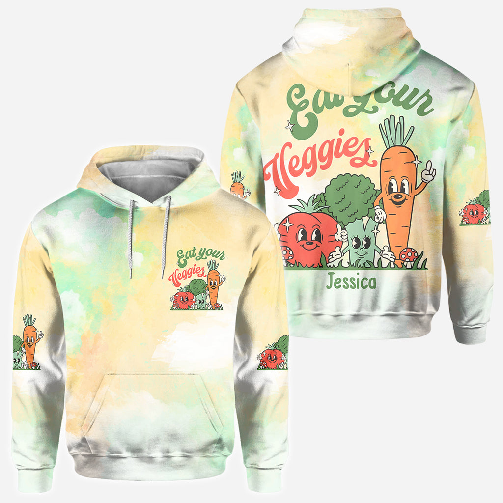 Mangez vos légumes - T-shirt personnalisé « Veganisme intégral »