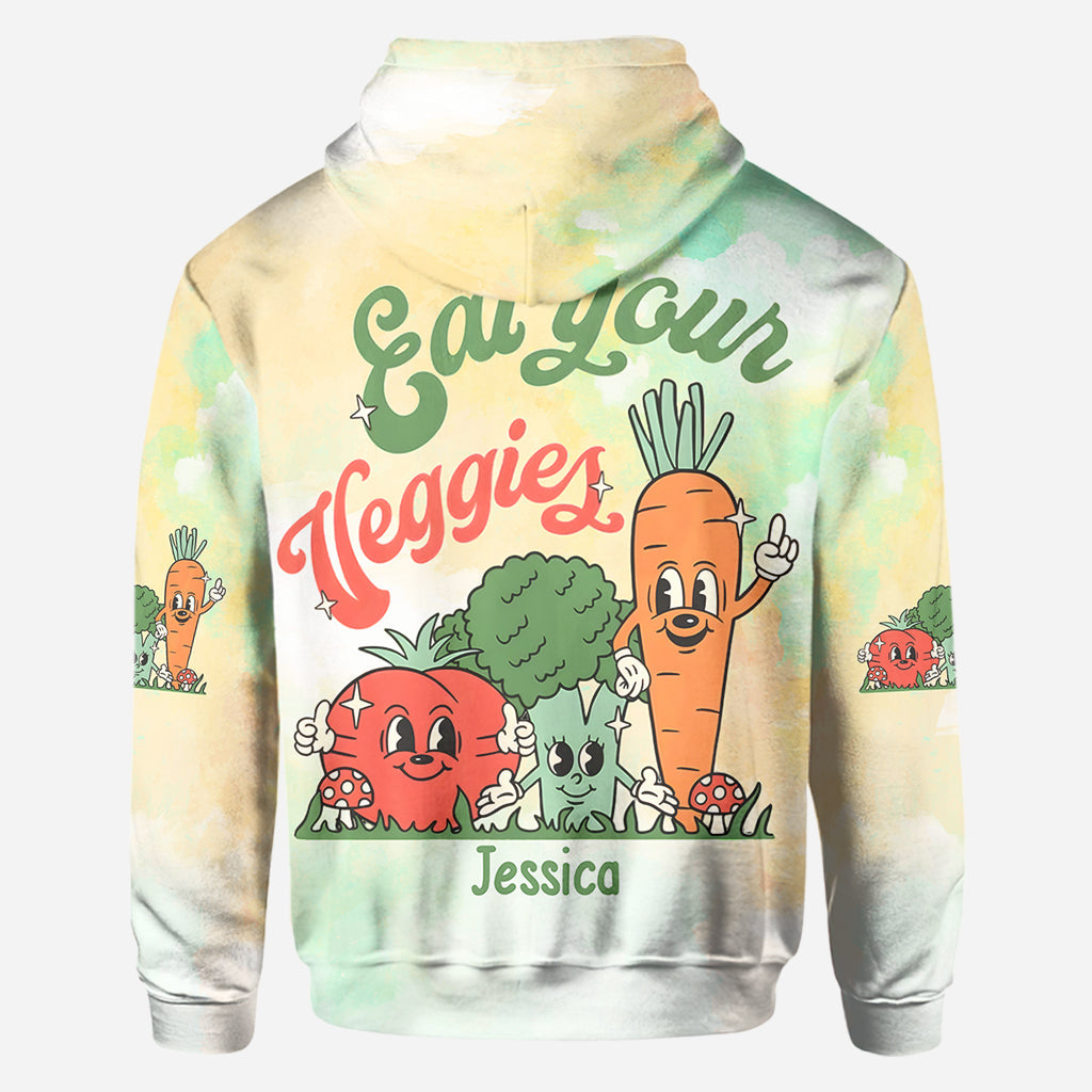 Mangez vos légumes - T-shirt personnalisé « Veganisme intégral »
