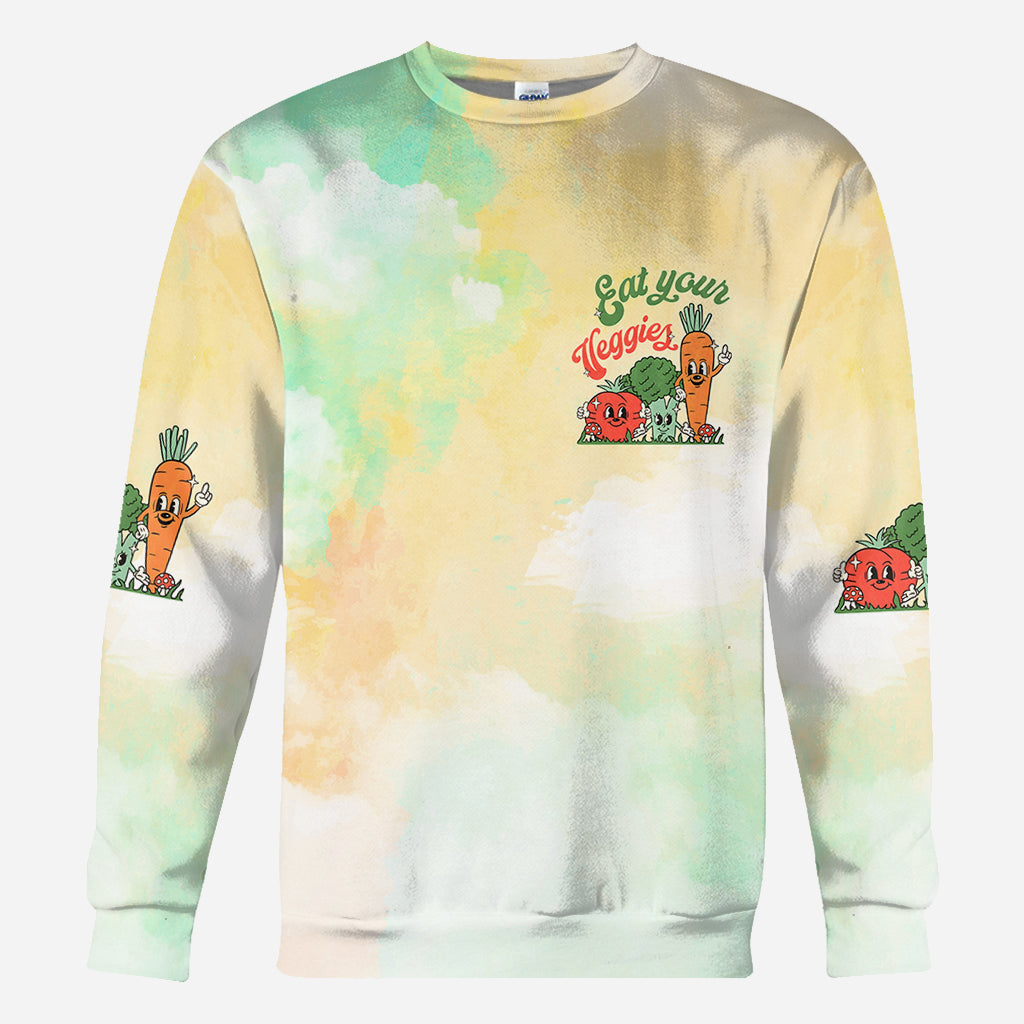 Mangez vos légumes - T-shirt personnalisé « Veganisme intégral »