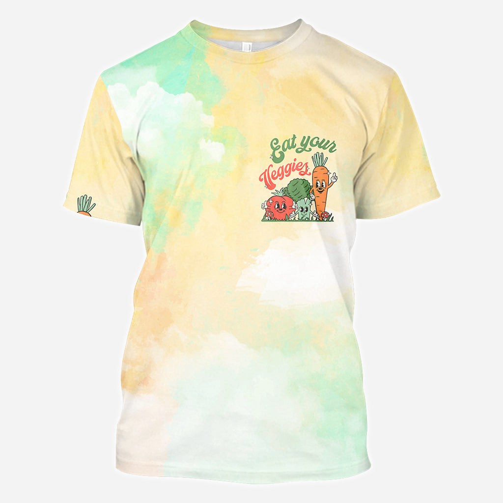 Mangez vos légumes - T-shirt personnalisé « Veganisme intégral »