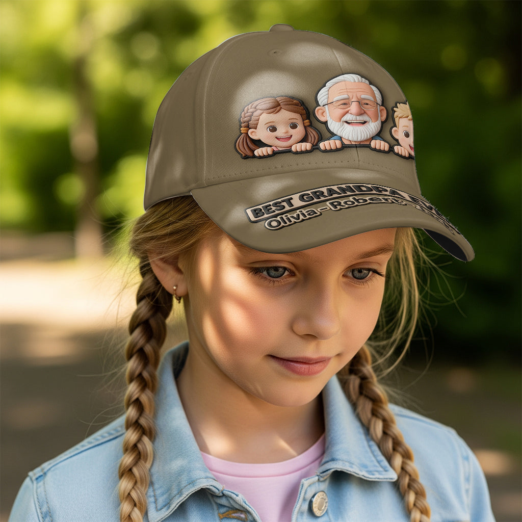 Personalisierte Papa Opa Geschenk von Foto - Klassische Mütze