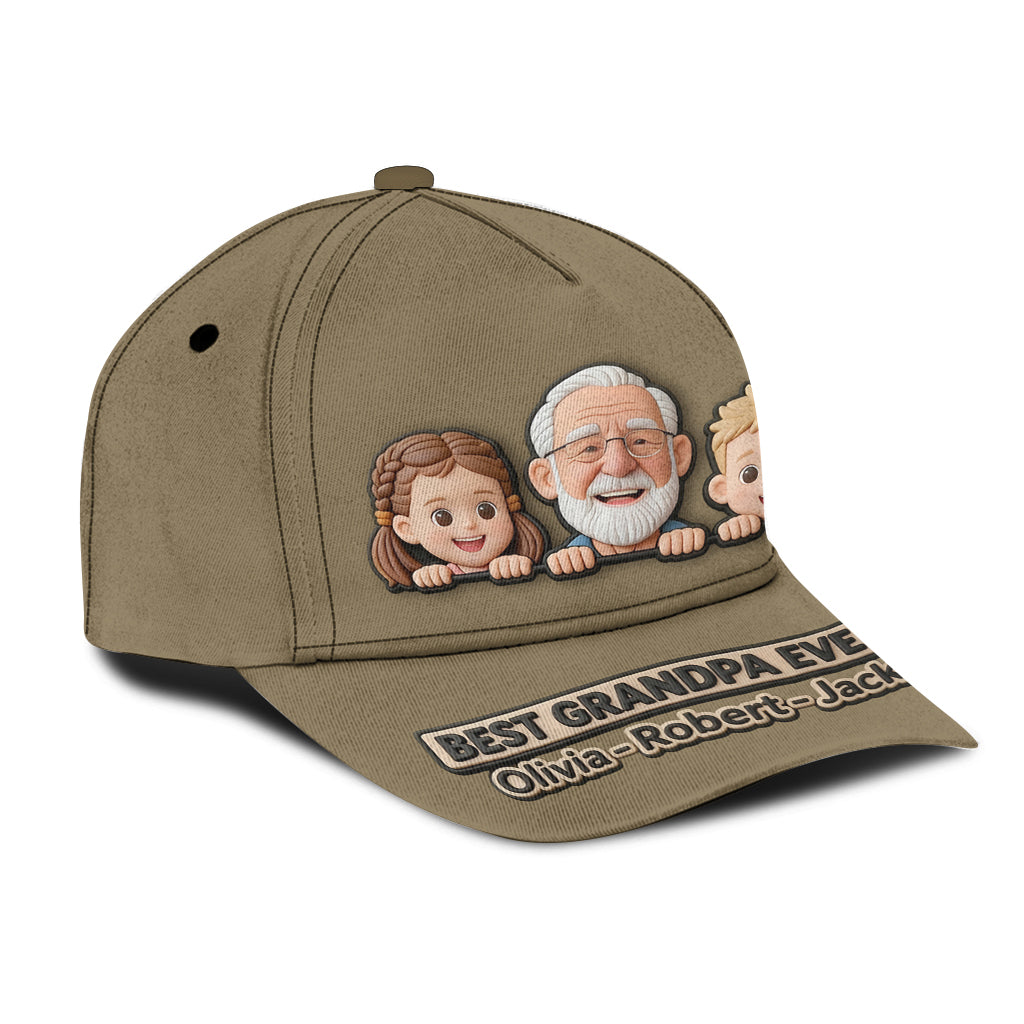 Personalisierte Papa Opa Geschenk von Foto - Klassische Mütze