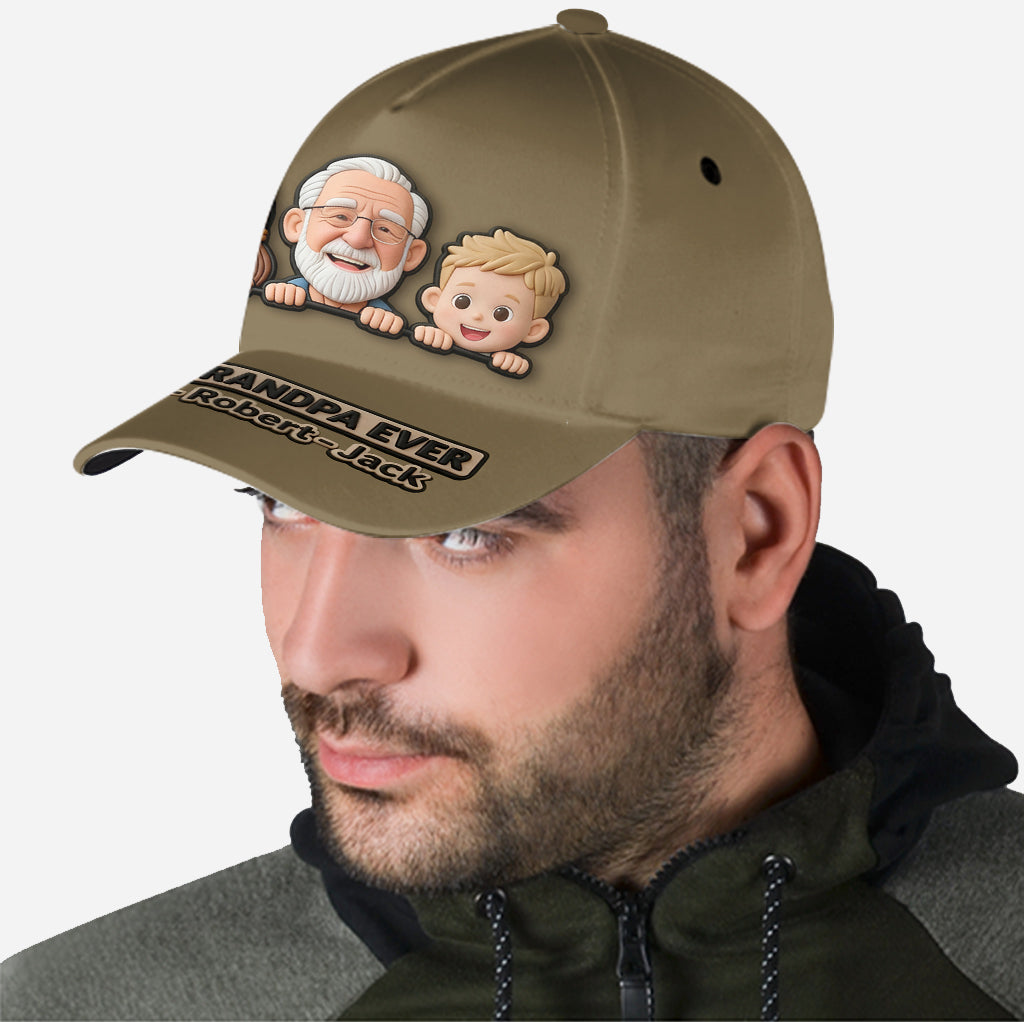 Personalisierte Papa Opa Geschenk von Foto - Klassische Mütze