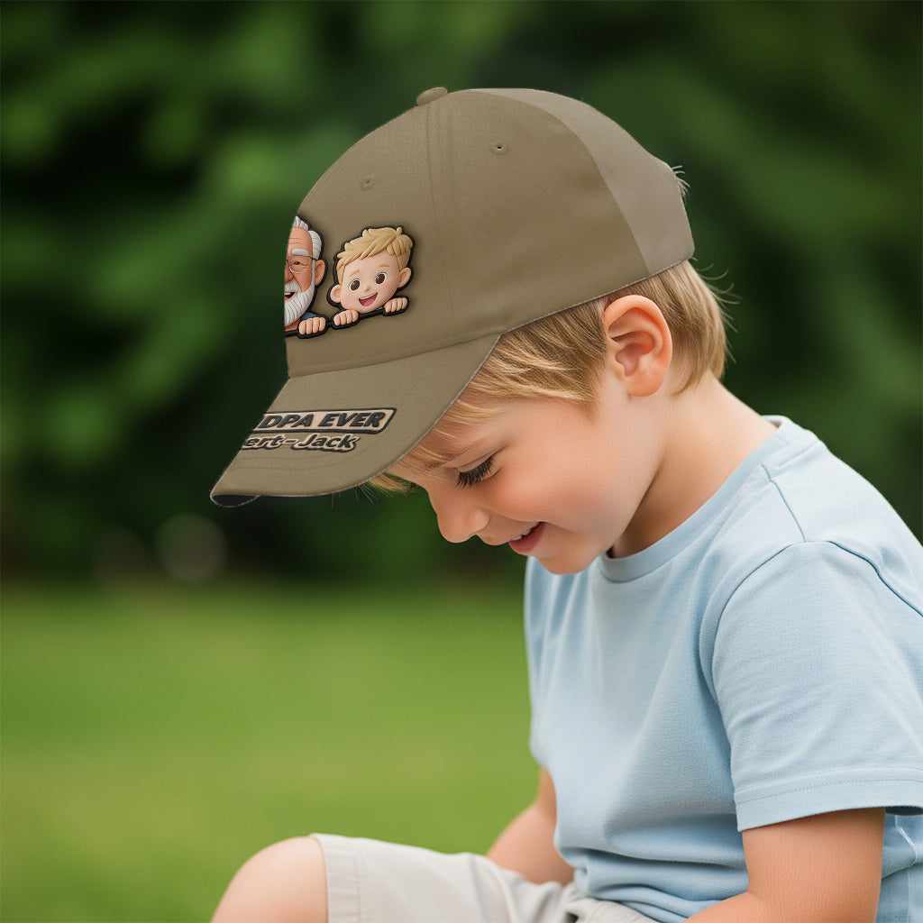 Personalisierte Papa Opa Geschenk von Foto - Klassische Mütze