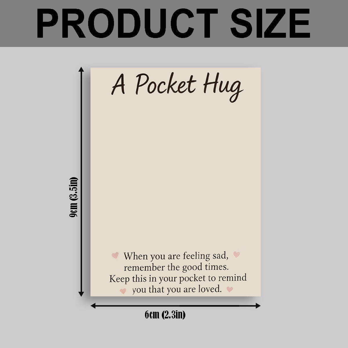 Pet Owner Keepsake Gift - Personalized Dog Pocket Hug Card