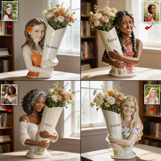 Blühe für dich selbst - Personalisierte Selbstliebe Acrylblumenvasen