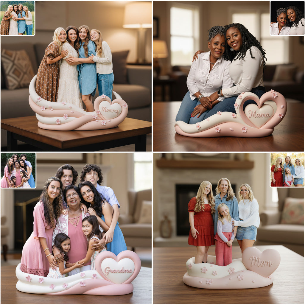 Individuell gestaltete Acrylplakette nach Wunsch – personalisiertes Muttertagsgeschenk für Mama und Oma