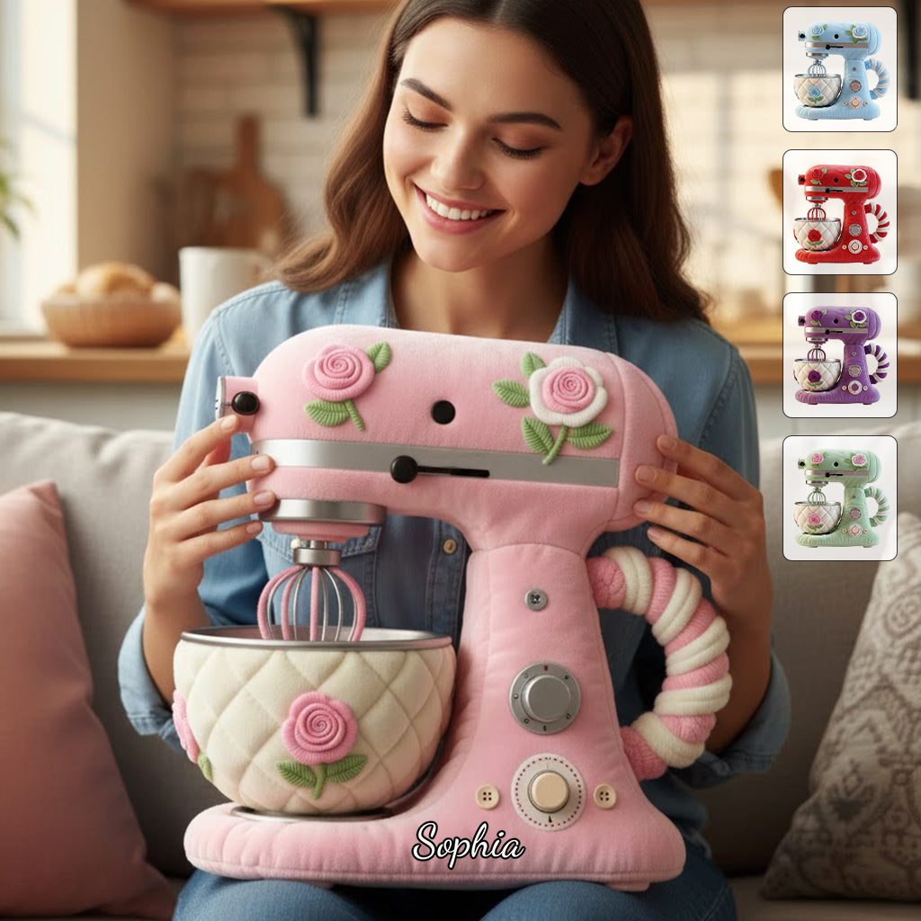 Perfect Gift For Baking Lovers - Personalized Baking Faux Fur Shaped Pillow