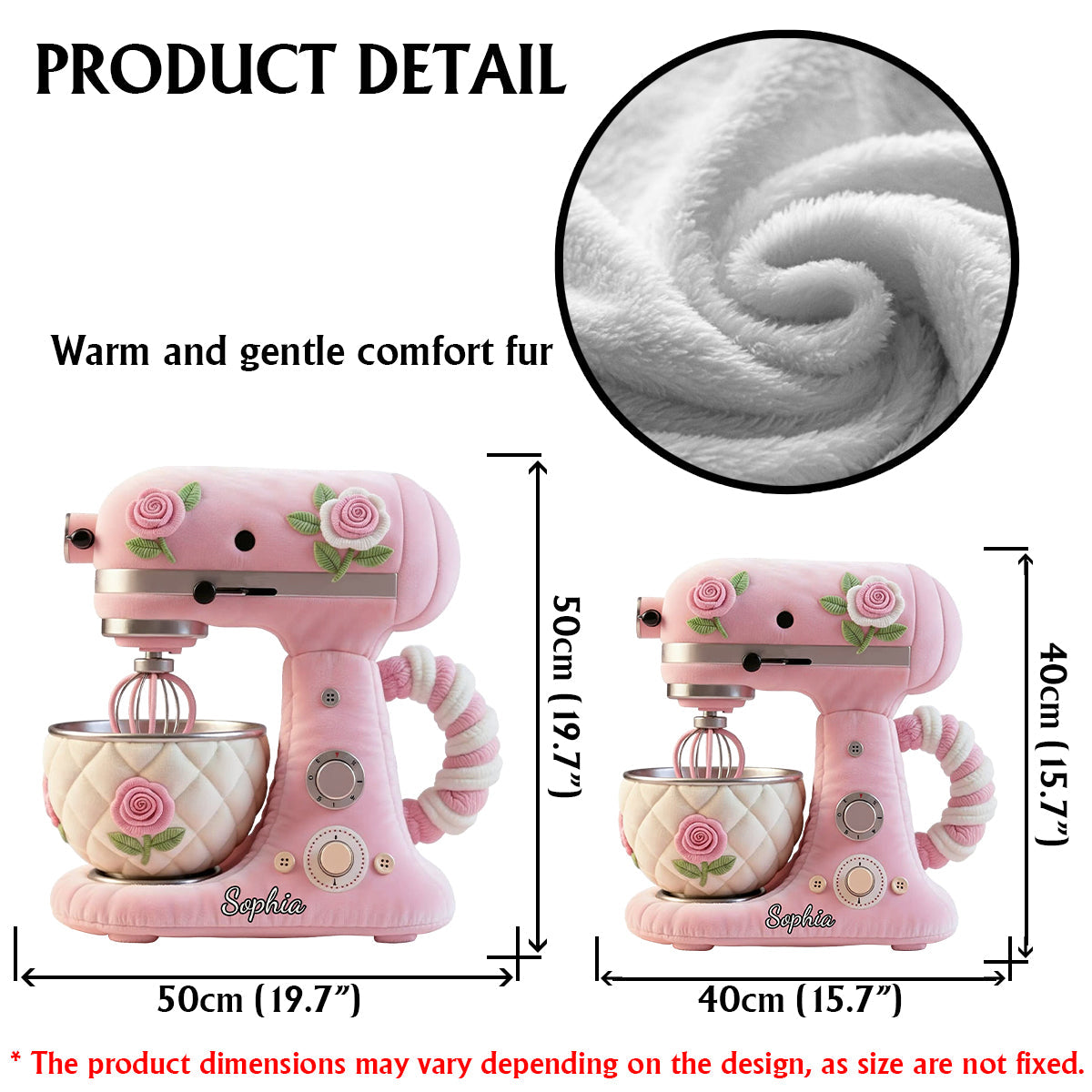 Perfect Gift For Baking Lovers - Personalized Baking Faux Fur Shaped Pillow