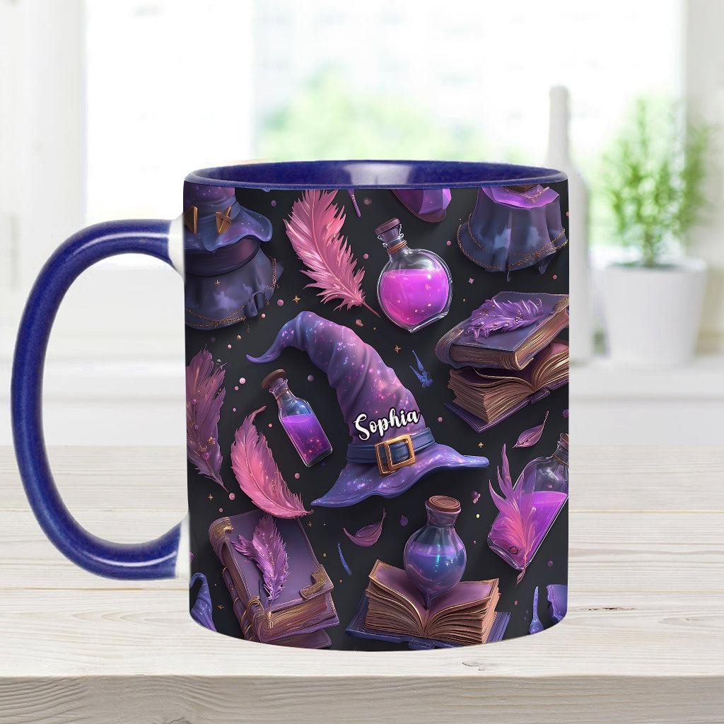 Purple Witch - Personalized Witch Accent Mug