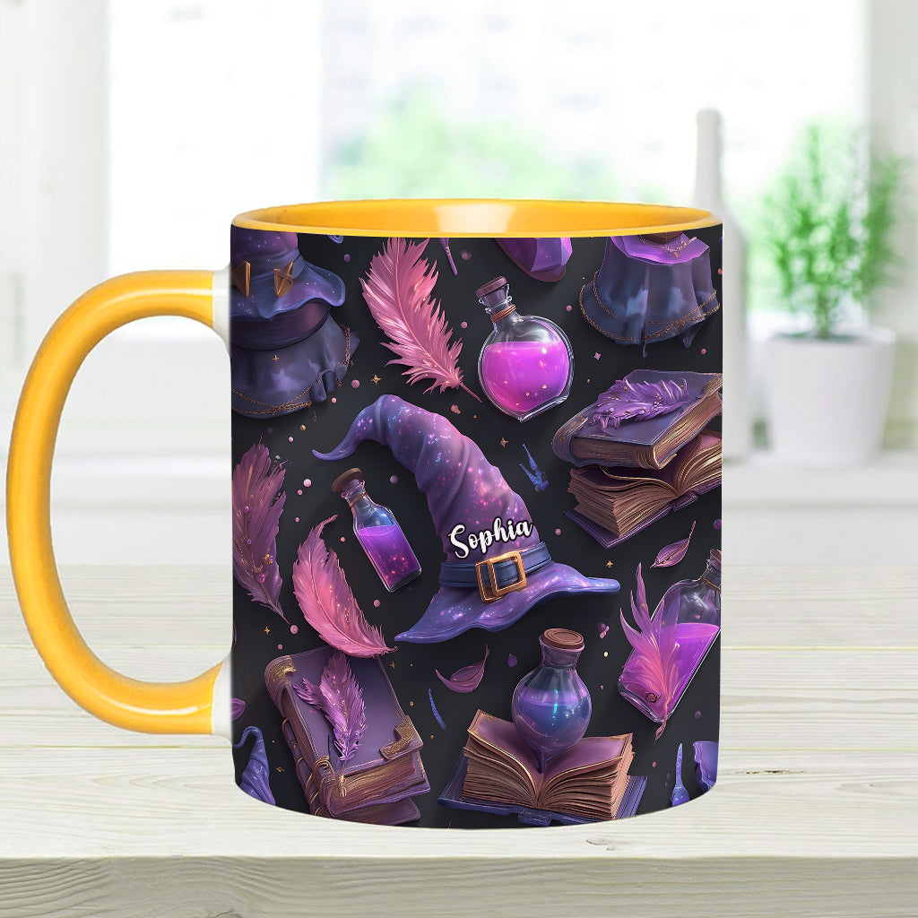 Purple Witch - Personalized Witch Accent Mug