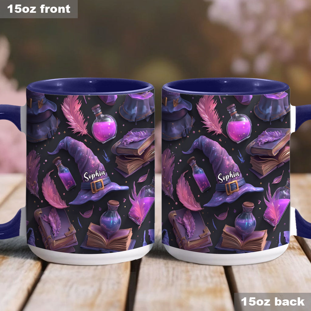Purple Witch - Personalized Witch Accent Mug