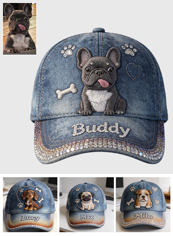 Personalisierte Foto-Stolze Hund/Katze Mama - Klassische Hundekappe