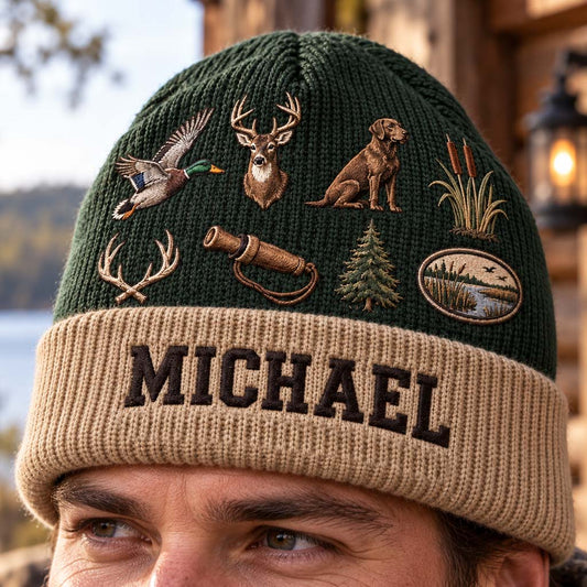 Love Hunting - Personalized Hunting Beanie Hat