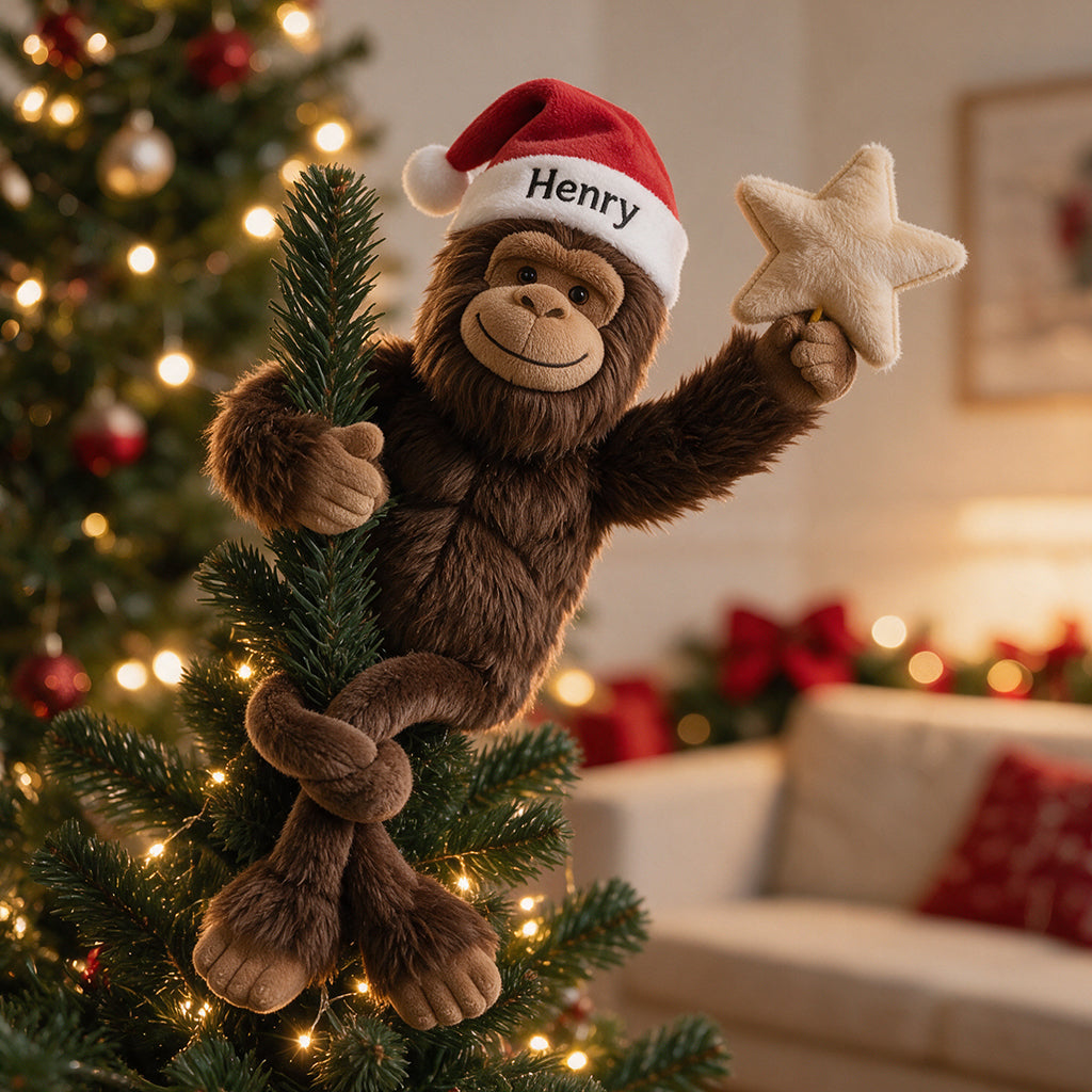 Merry Squatchmas - Personalized Hiking Posable Plush Doll